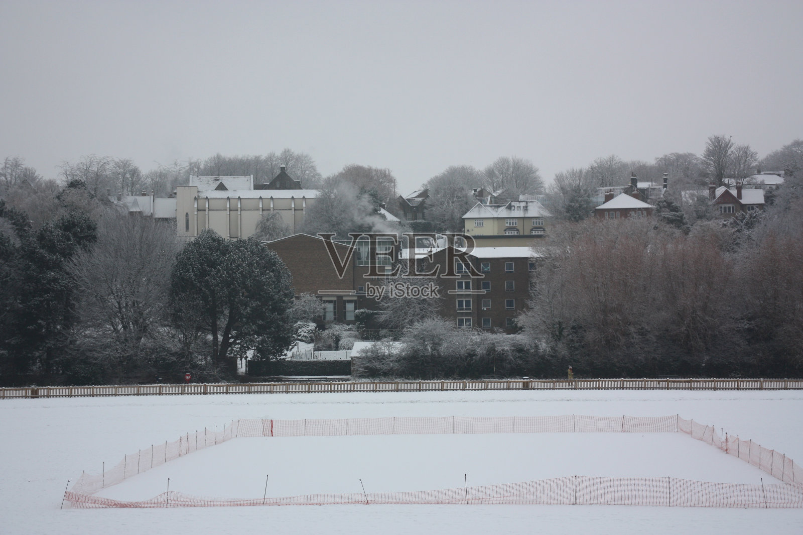 大雪中的达勒姆照片摄影图片