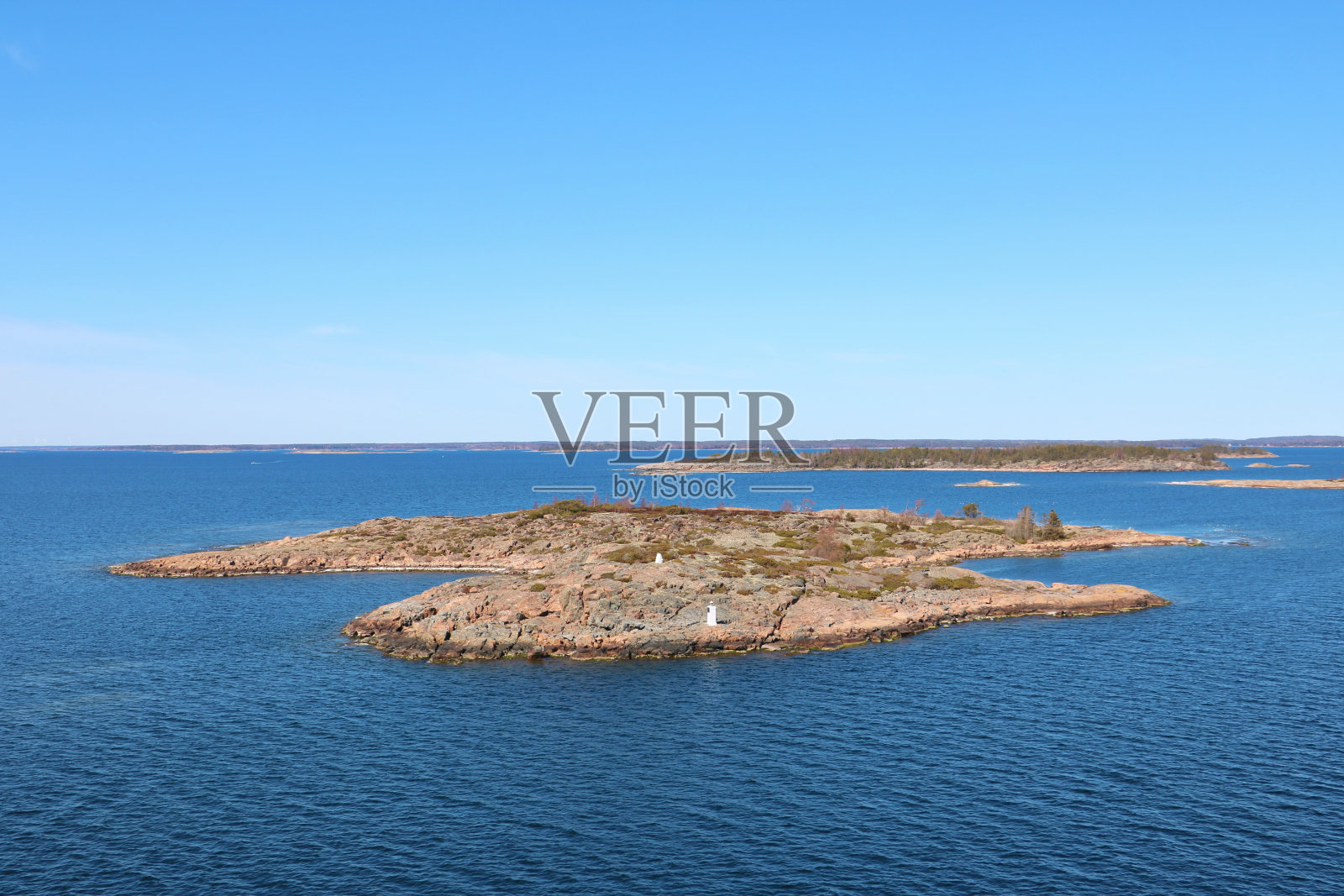 奥兰群岛的自然景观照片摄影图片