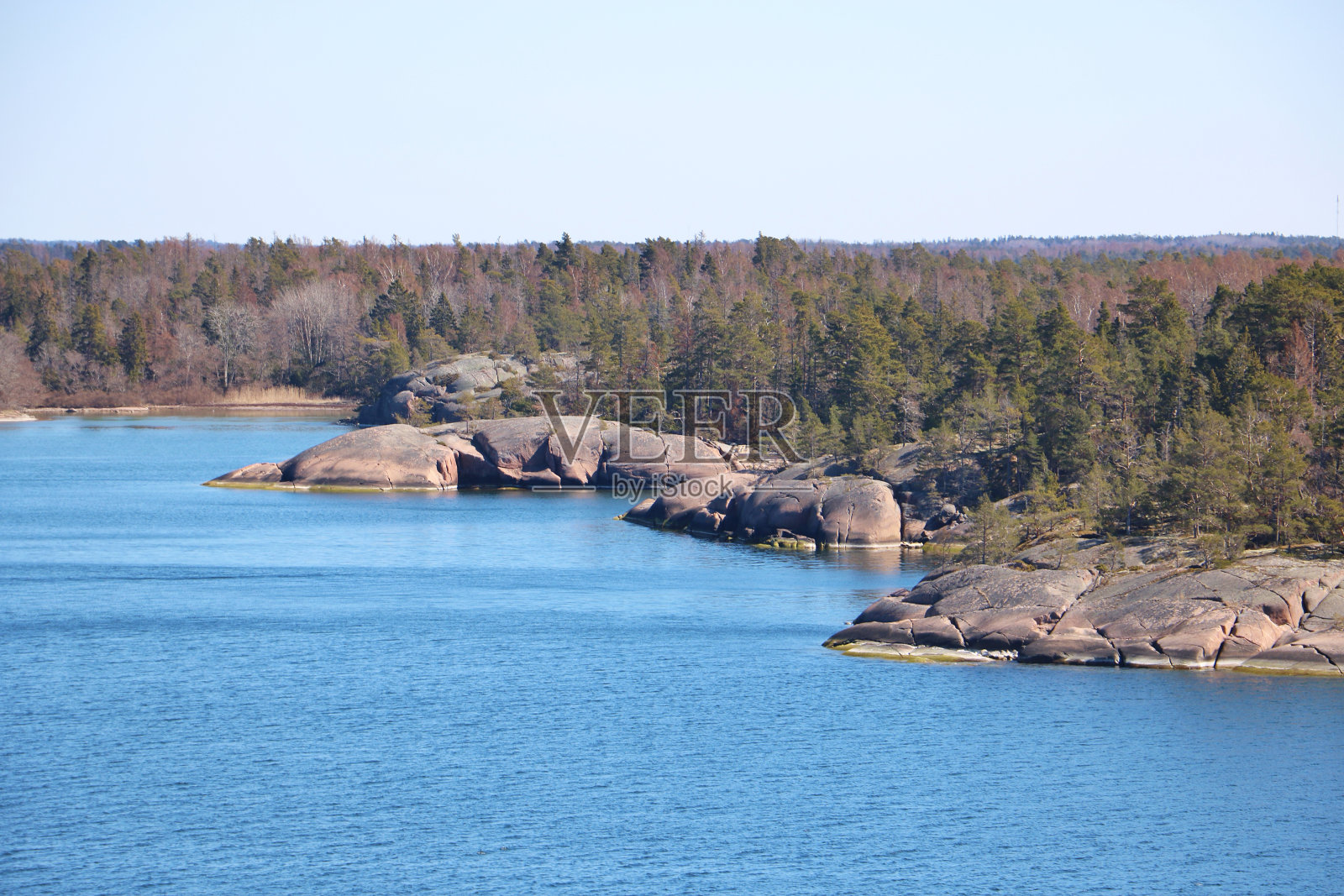奥兰群岛的自然景观照片摄影图片