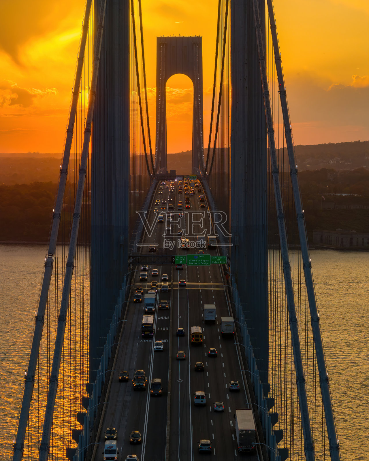 Verrazzano桥照片摄影图片