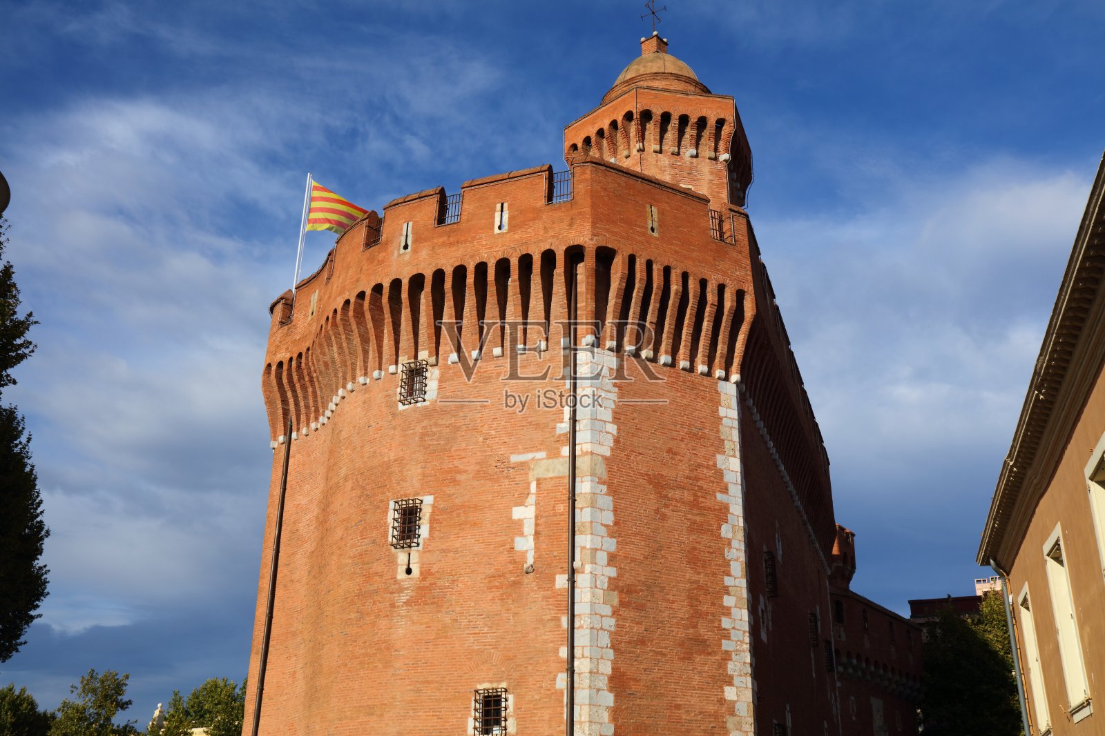 佩皮尼昂，法国-卡斯蒂莱照片摄影图片