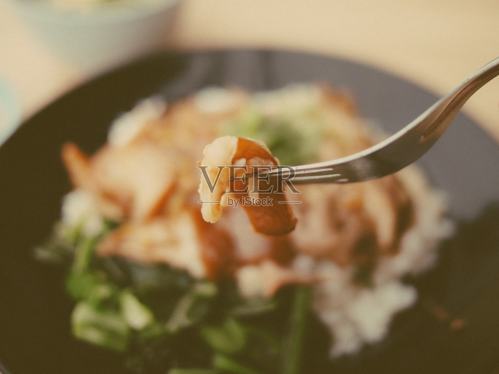 泰式五花肉饭照片摄影图片