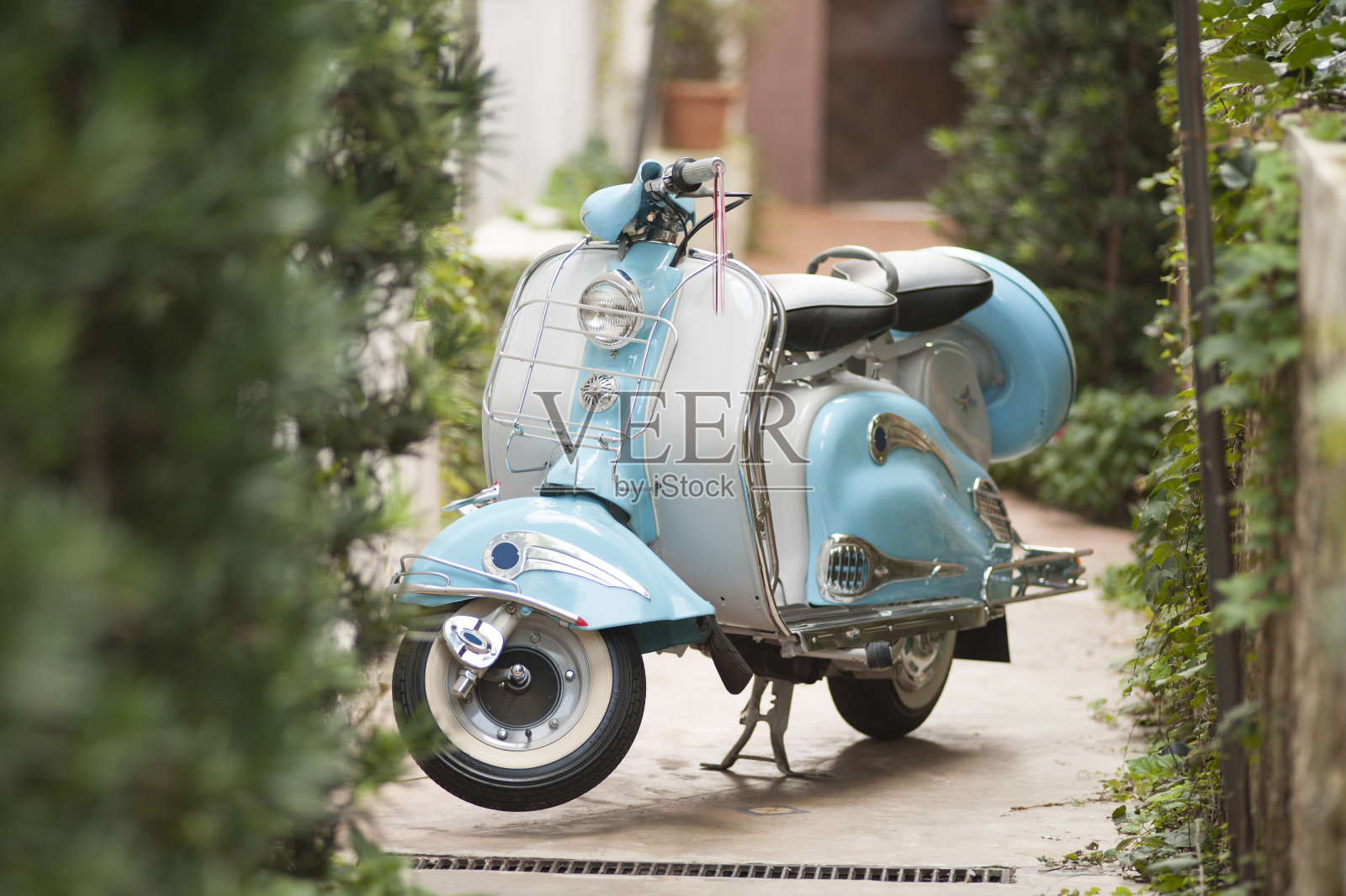 Vespa摩托车照片摄影图片
