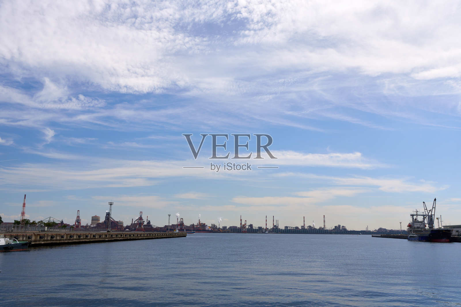 【厂区风景】工业区秋日天空照片摄影图片