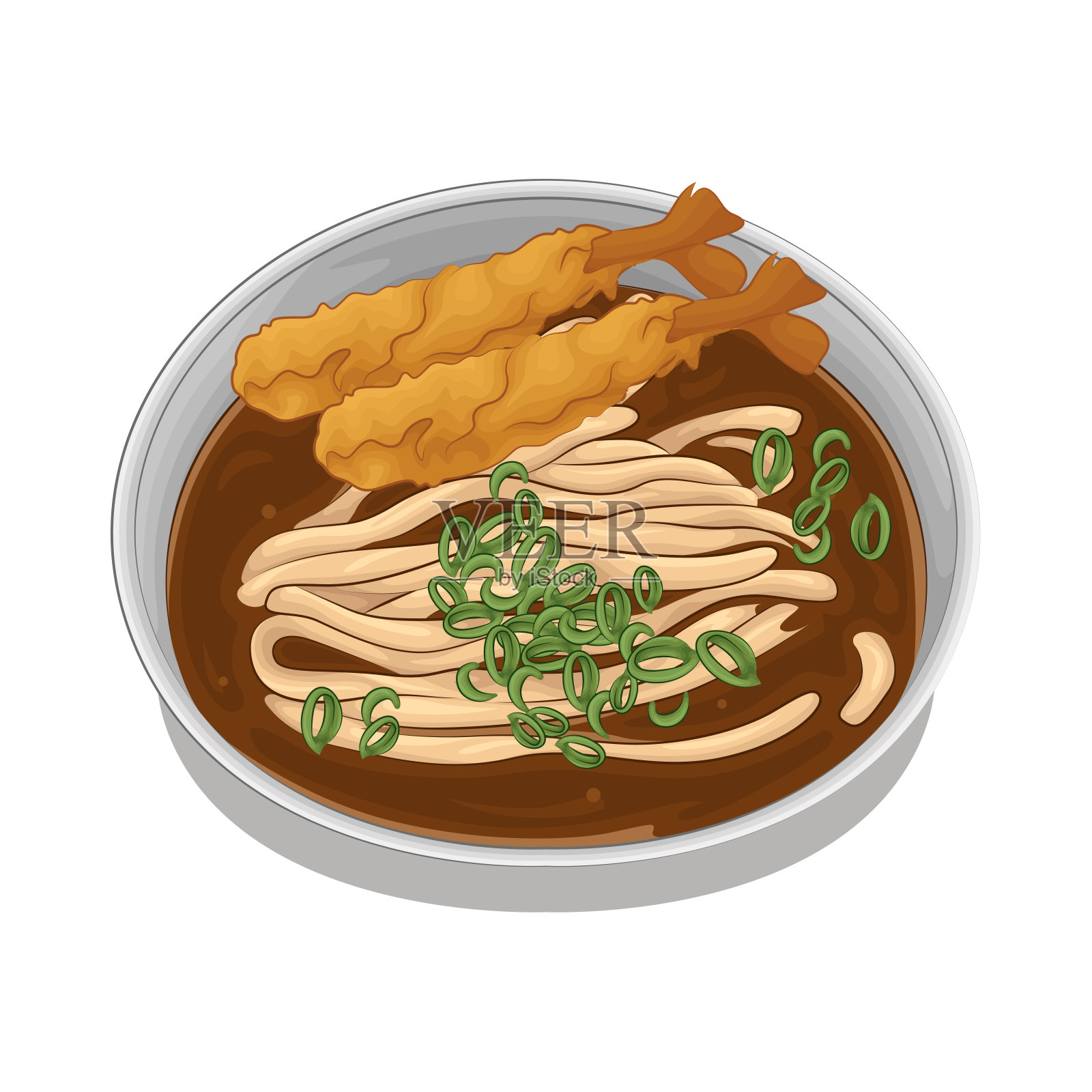 面条插画图片素材