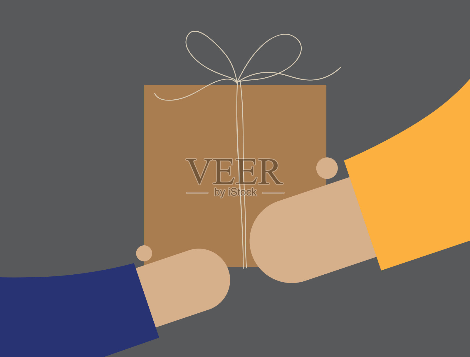 礼物插画图片素材