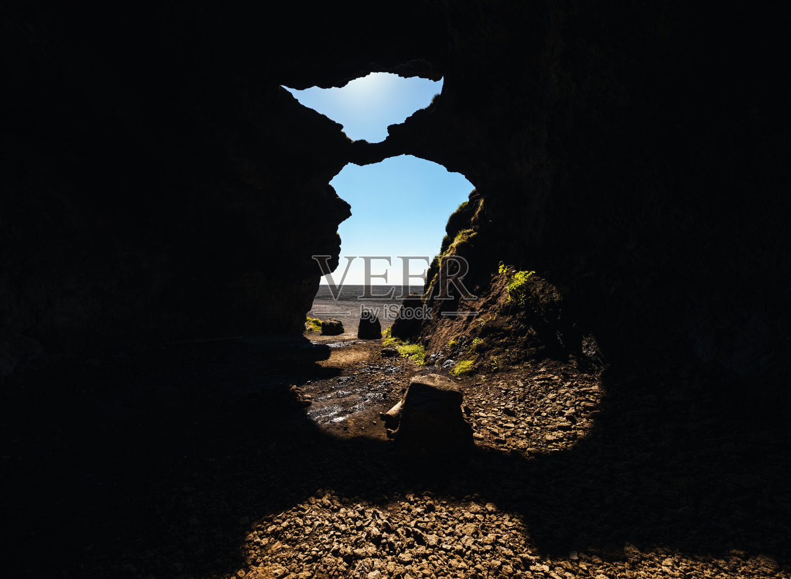 冰岛的尤达洞穴照片摄影图片