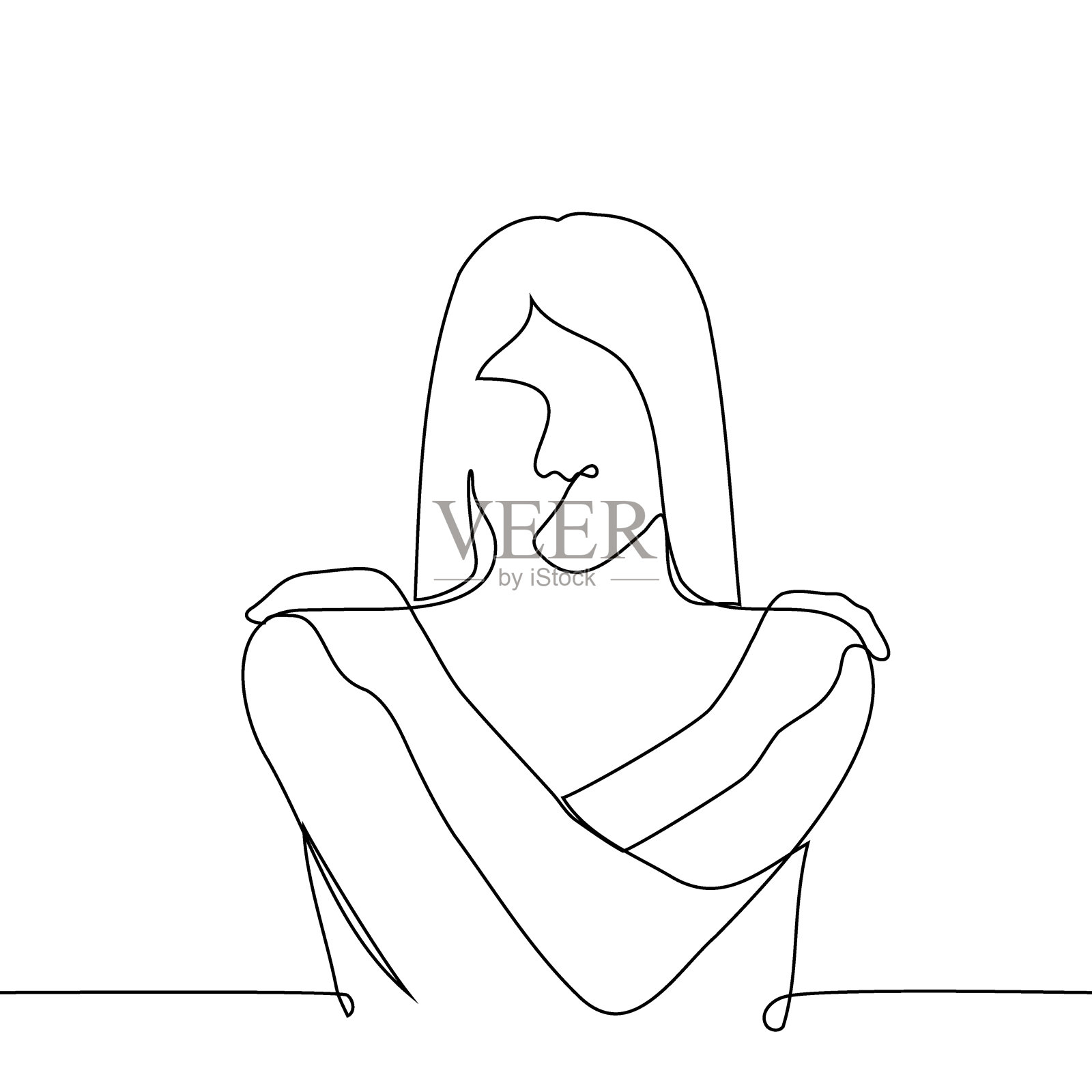 乳腺癌意识插画图片素材