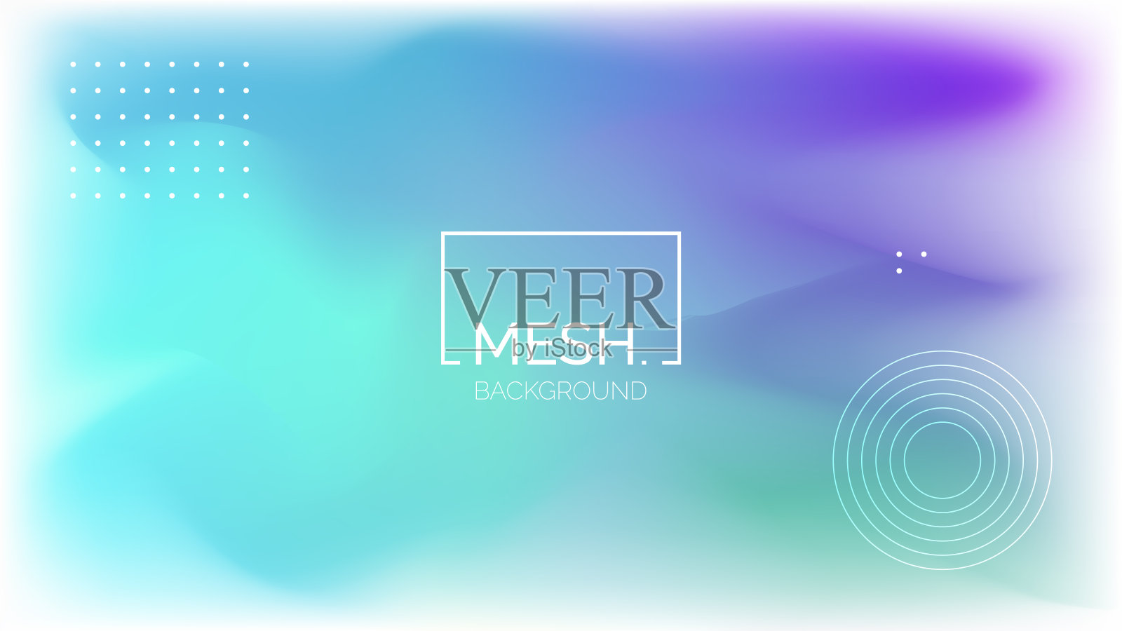 白色抽象背景上模糊的多色梯度噪声颗粒纹理，几何形状元素设计插画图片素材