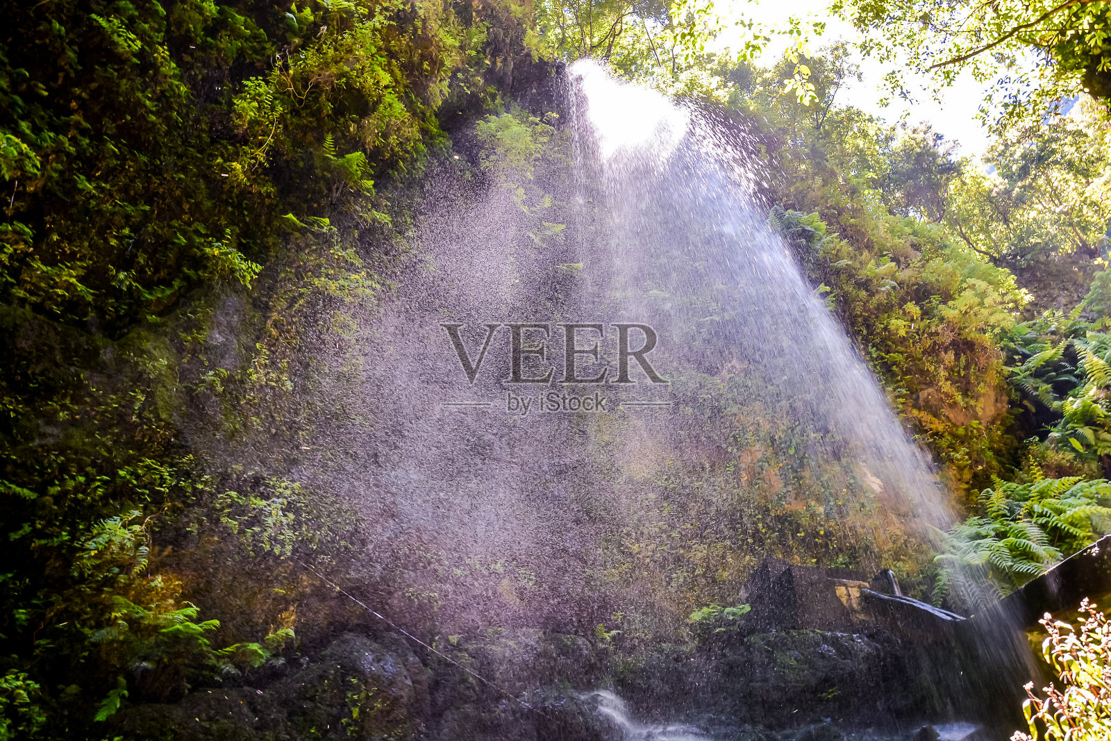 水花瀑布照片摄影图片