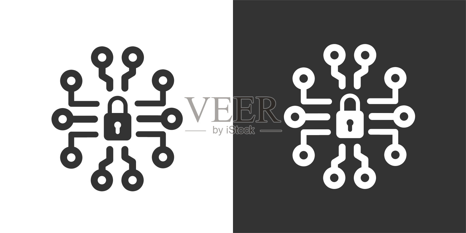 网络安全图标。固体图标，可以应用在任何地方，简单，像素完美和现代风格插画图片素材