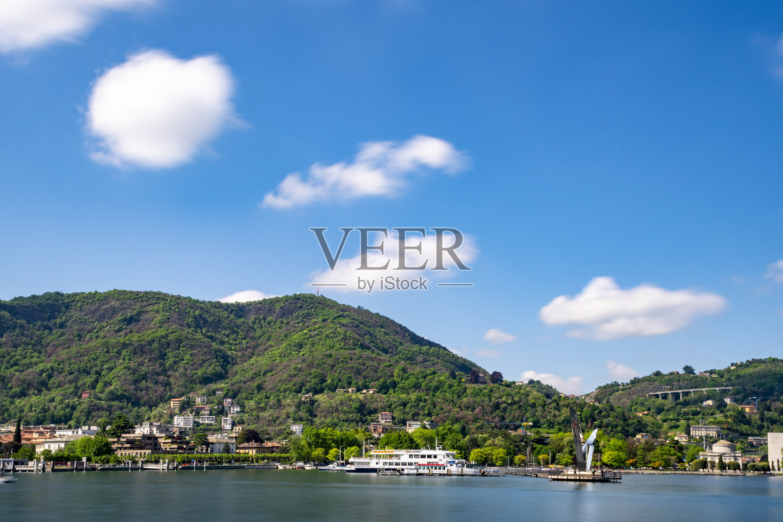 科莫湖畔的科莫照片摄影图片