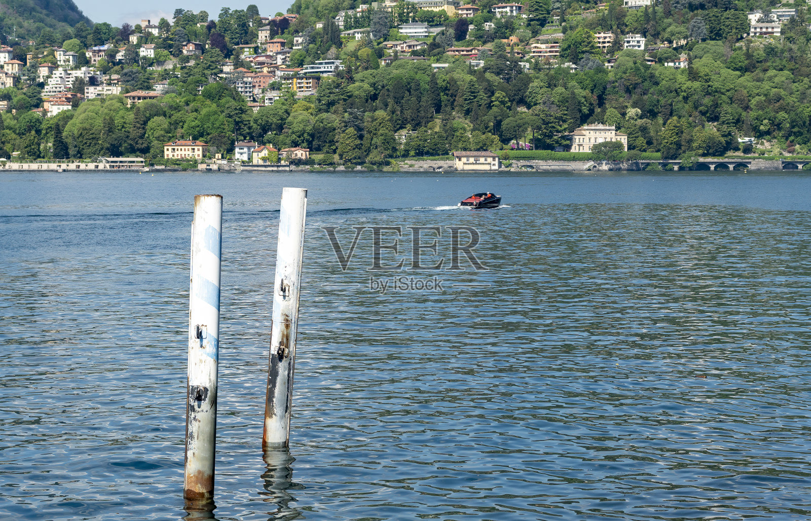 位于科莫湖畔的切尔诺比奥照片摄影图片
