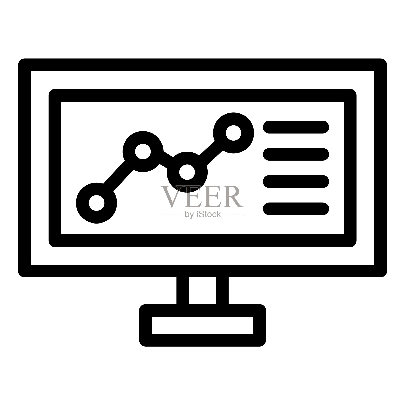 分析矢量图标设计插图插画图片素材