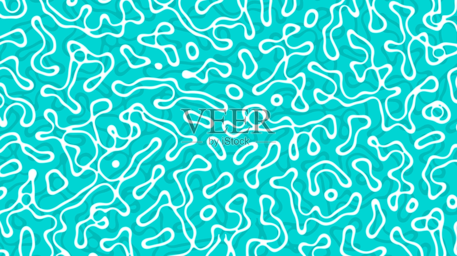 水顶景纹理图案设计。运动幻觉的涟漪效应。太阳在海洋、游泳池或海洋表面的反射。插画图片素材