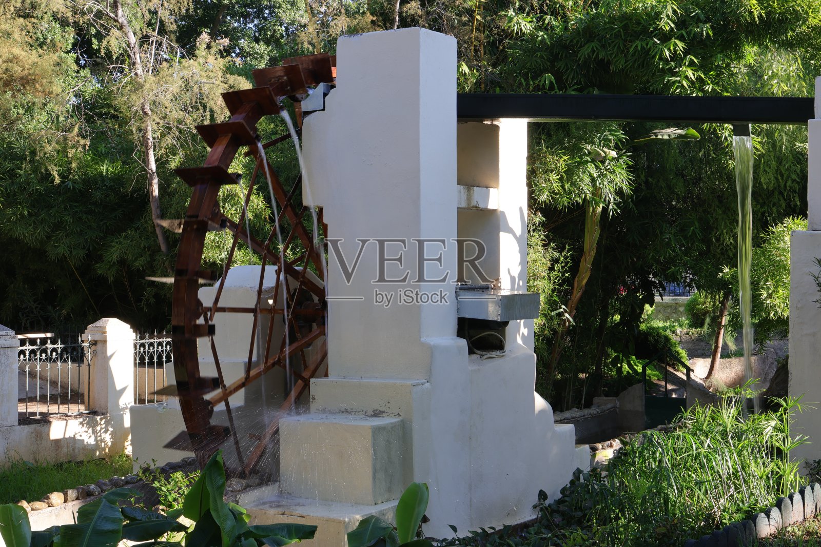 詹南斯比尔花园照片摄影图片