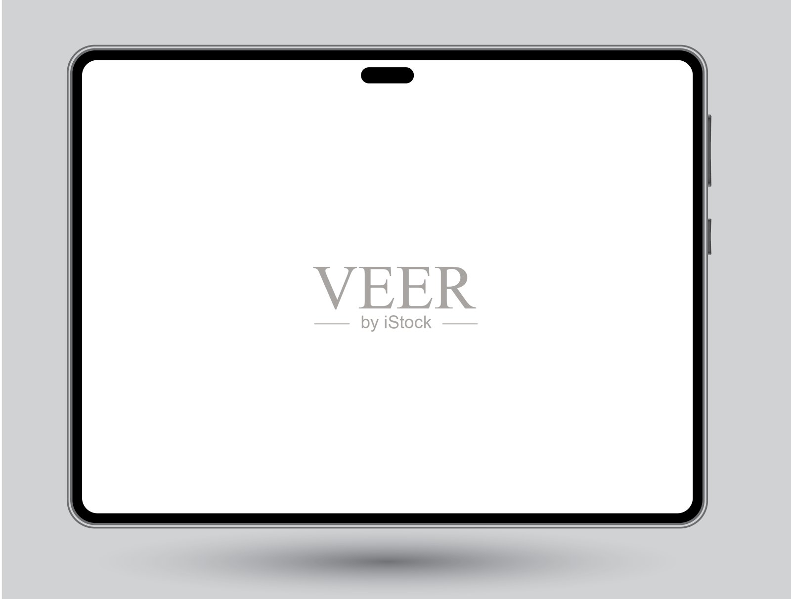 平板电脑，矢量，手机背景。空白屏幕插图插画图片素材