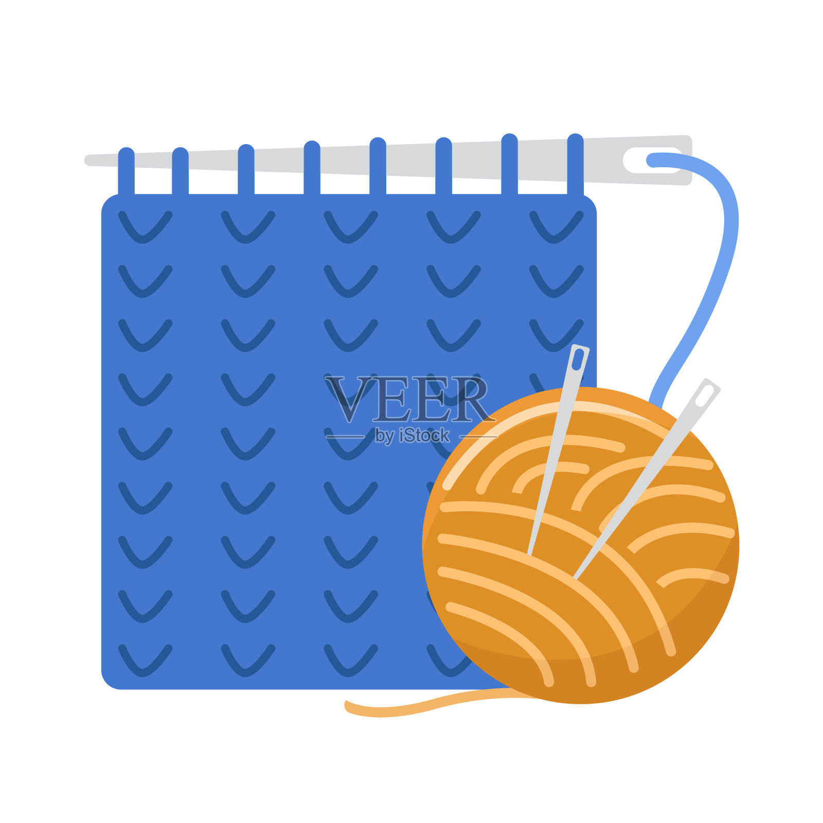 针织插画图片素材