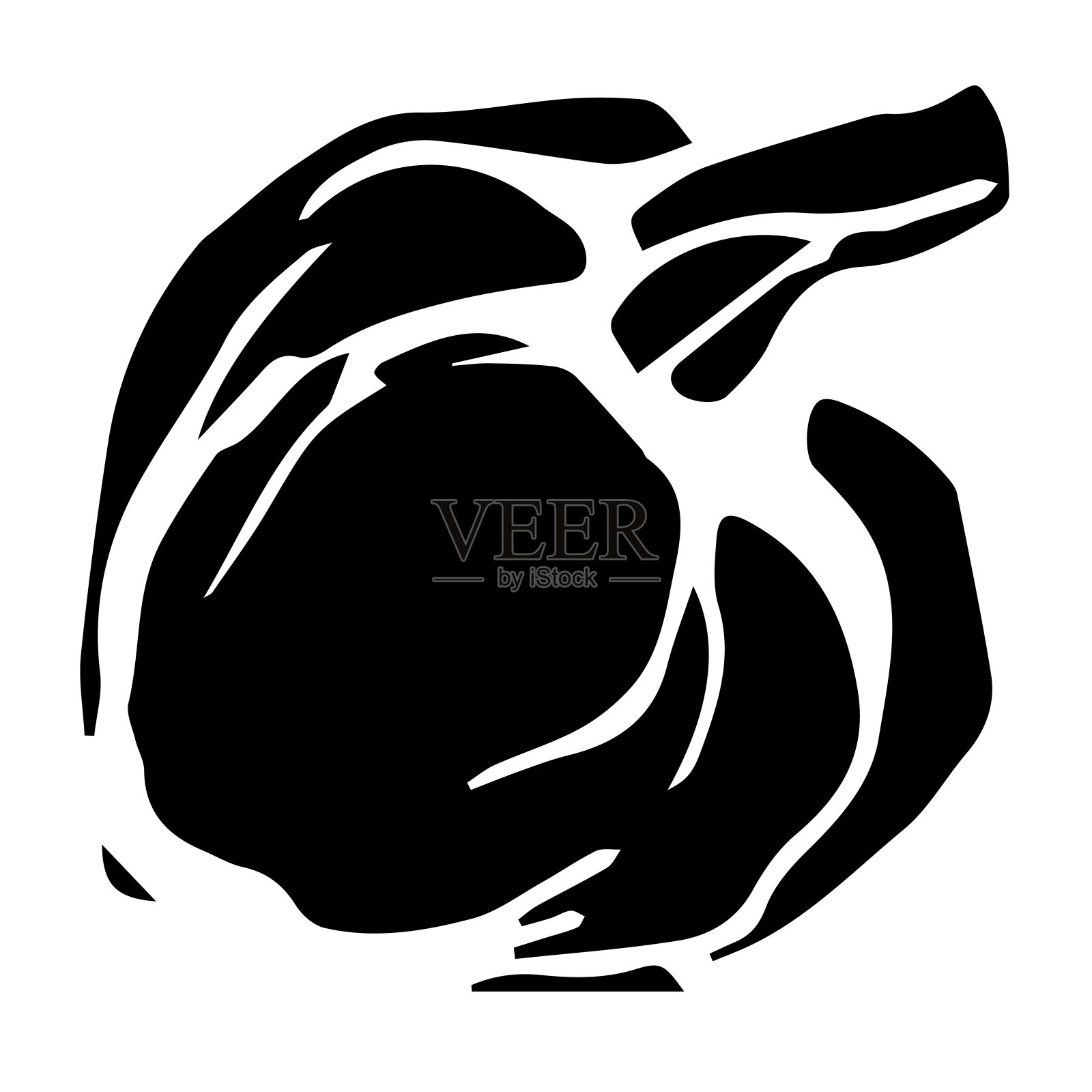 手绘南瓜装饰设计。的南瓜。插画图片素材