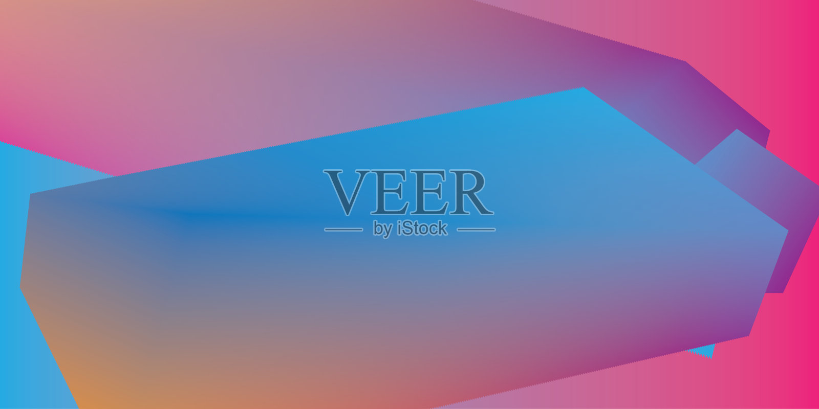 抽象渐变色背景，蓝色渐变背景插画图片素材