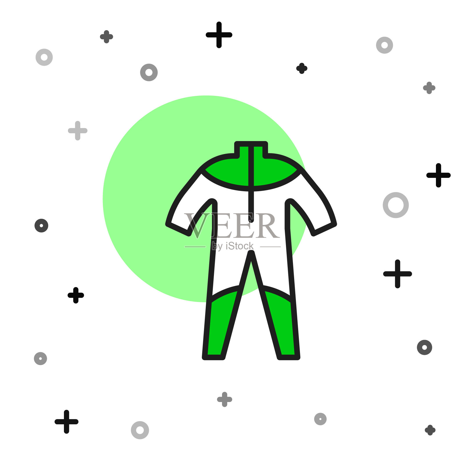 填充轮廓潜水服的水肺潜水图标孤立的白色背景。水下潜水设备。向量插画图片素材