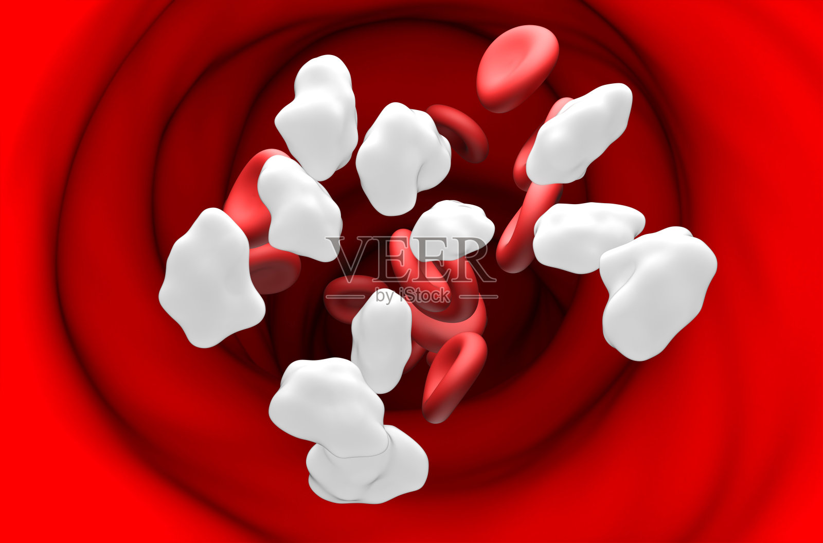 高水平的葡萄糖在血液中的切片视图三维插图照片摄影图片