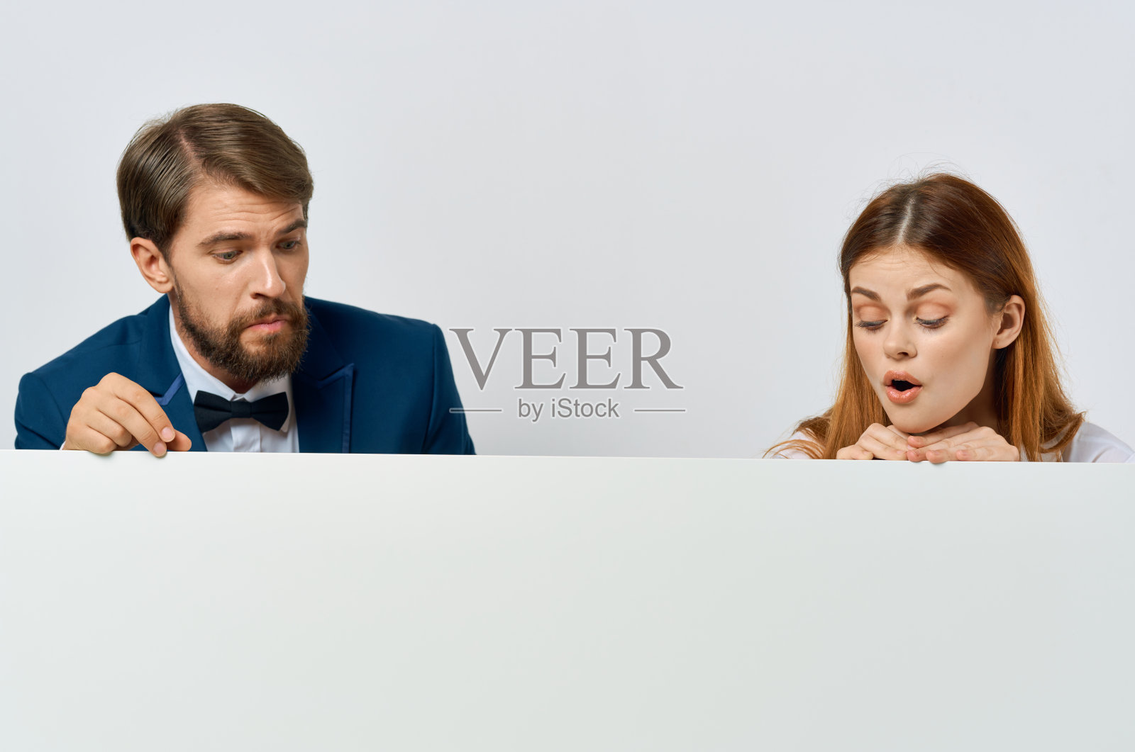 男女情感呈现白人沟通官员模型海报照片摄影图片