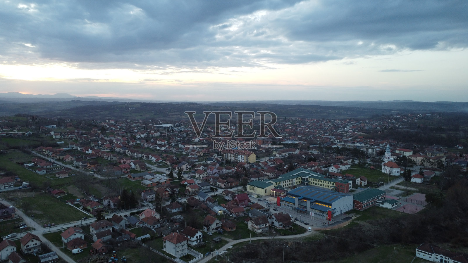 日落的天空照片摄影图片