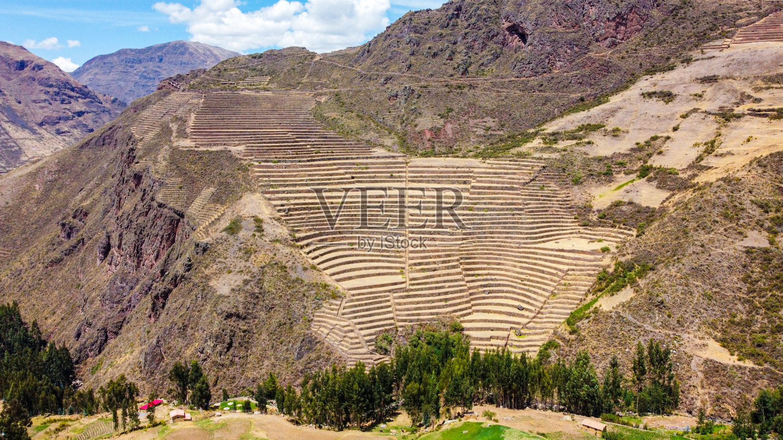 秘鲁圣谷的全景照片摄影图片