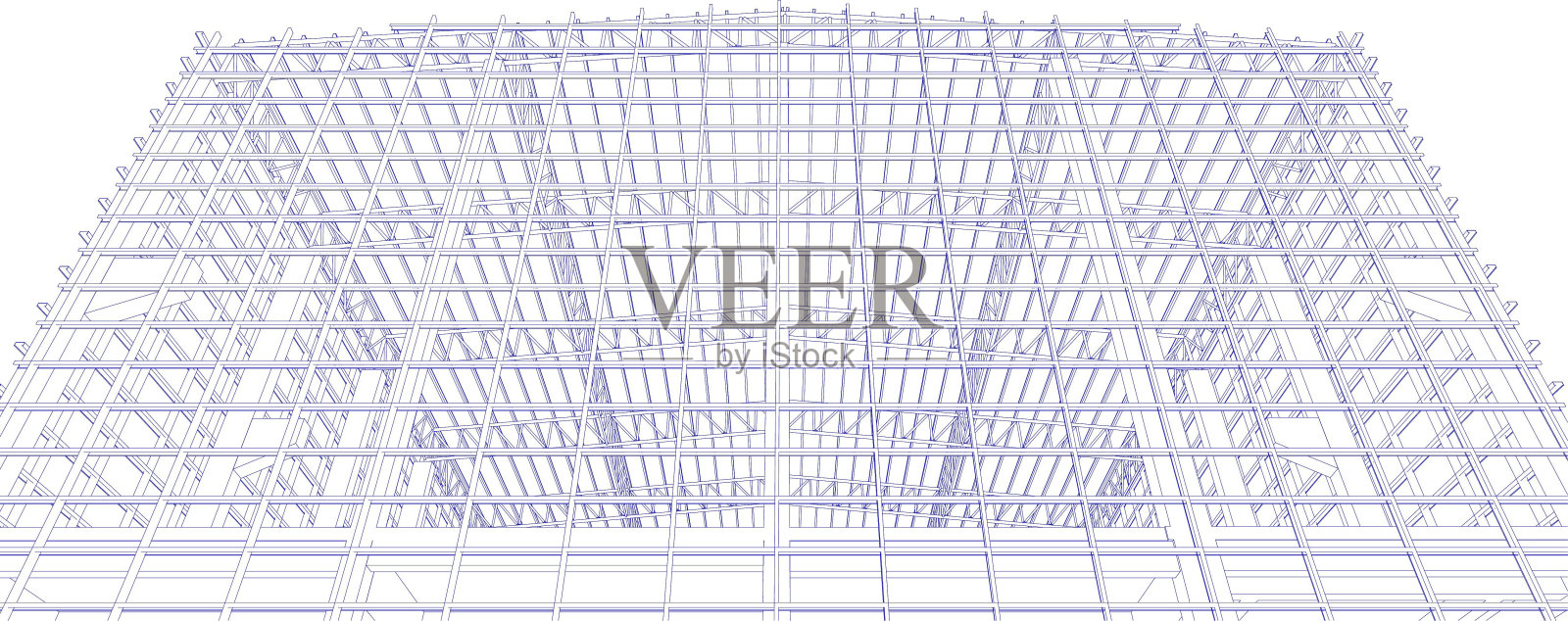 工业项目的三维插图插画图片素材