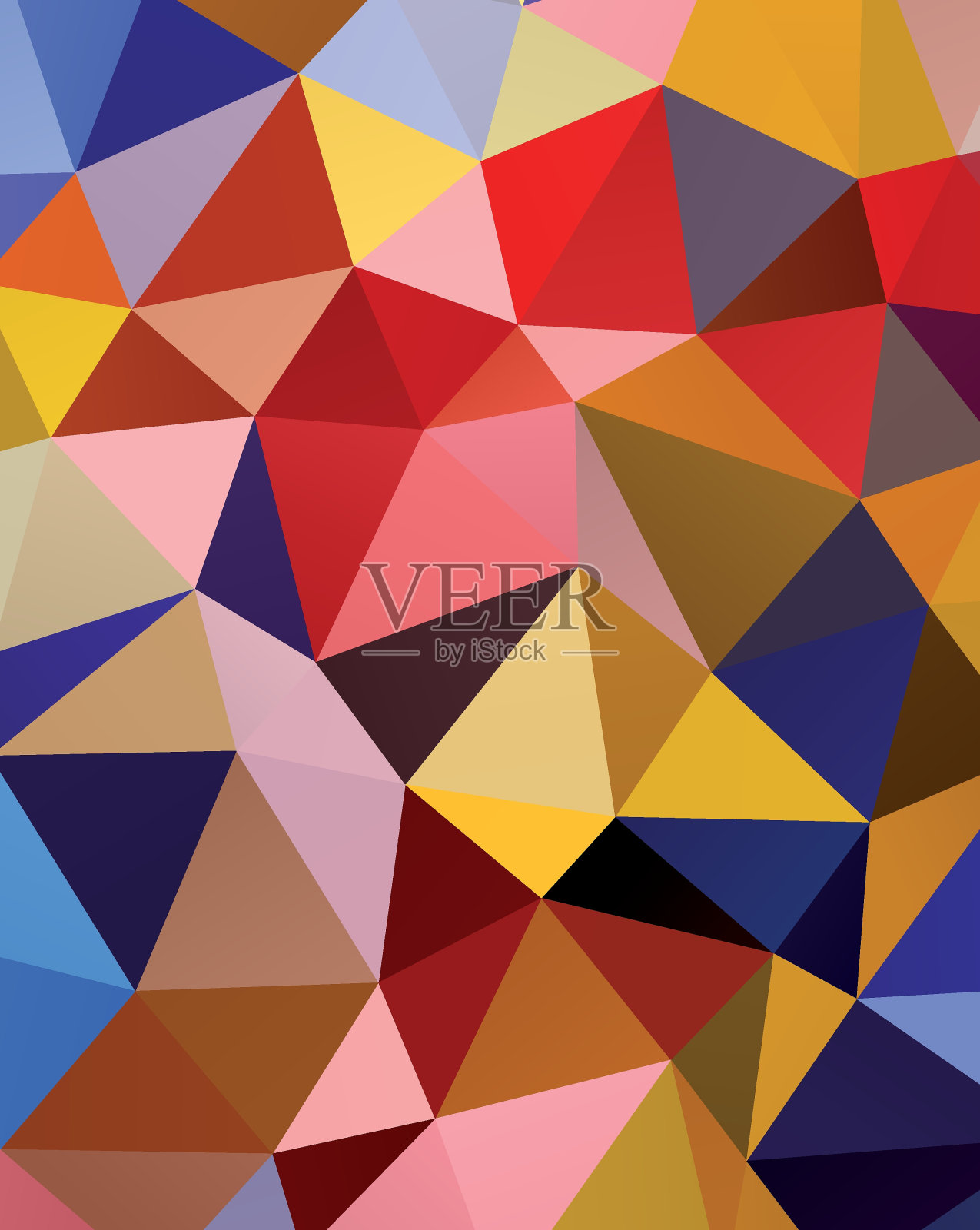抽象几何矢量多边形背景插画图片素材