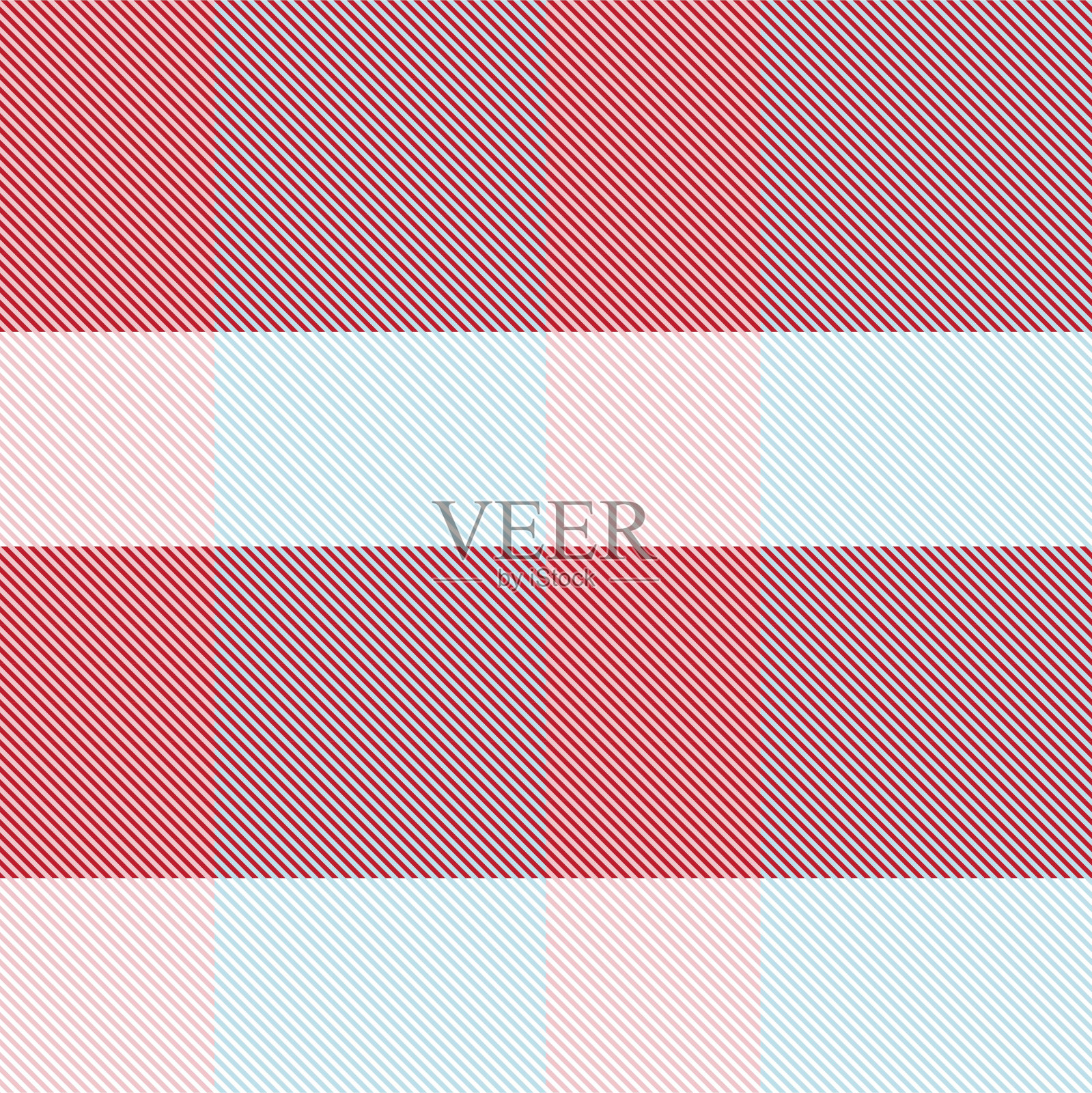 粉彩不对称格纹纹理无缝图案设计插画图片素材