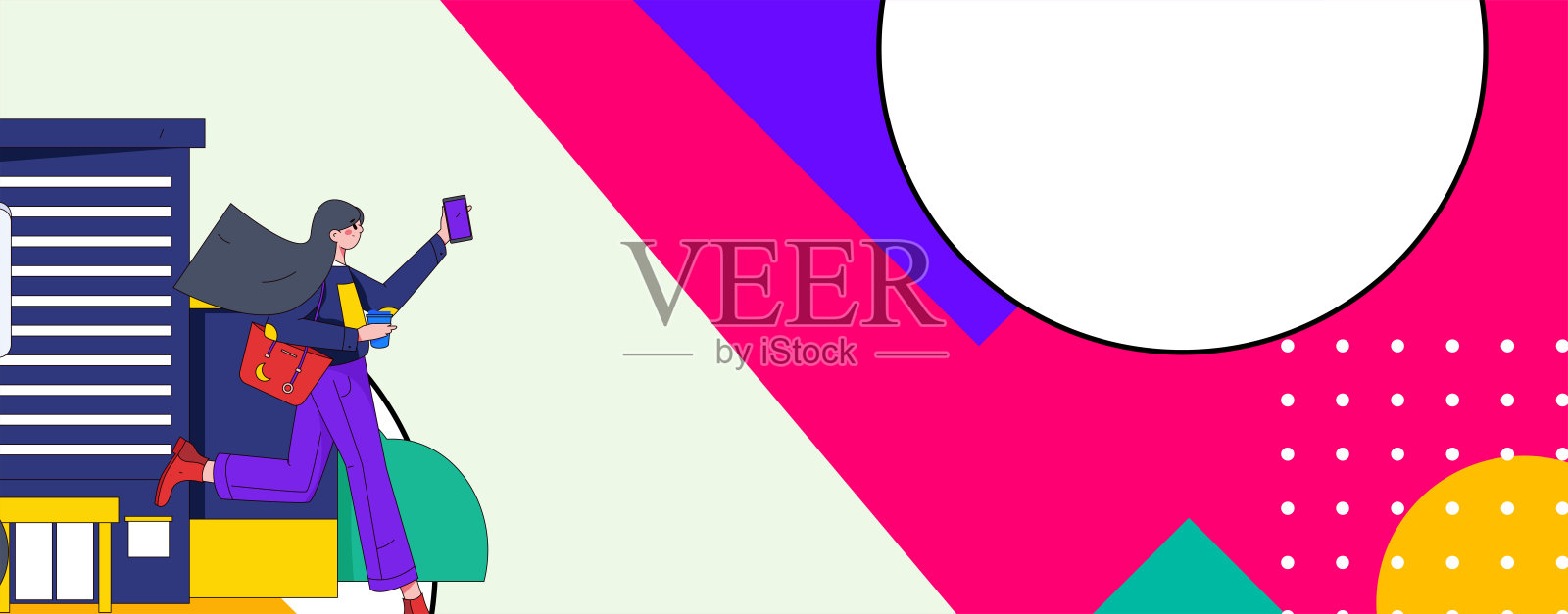 平面矢量概念操作手绘的人乘出租车的插图插画图片素材