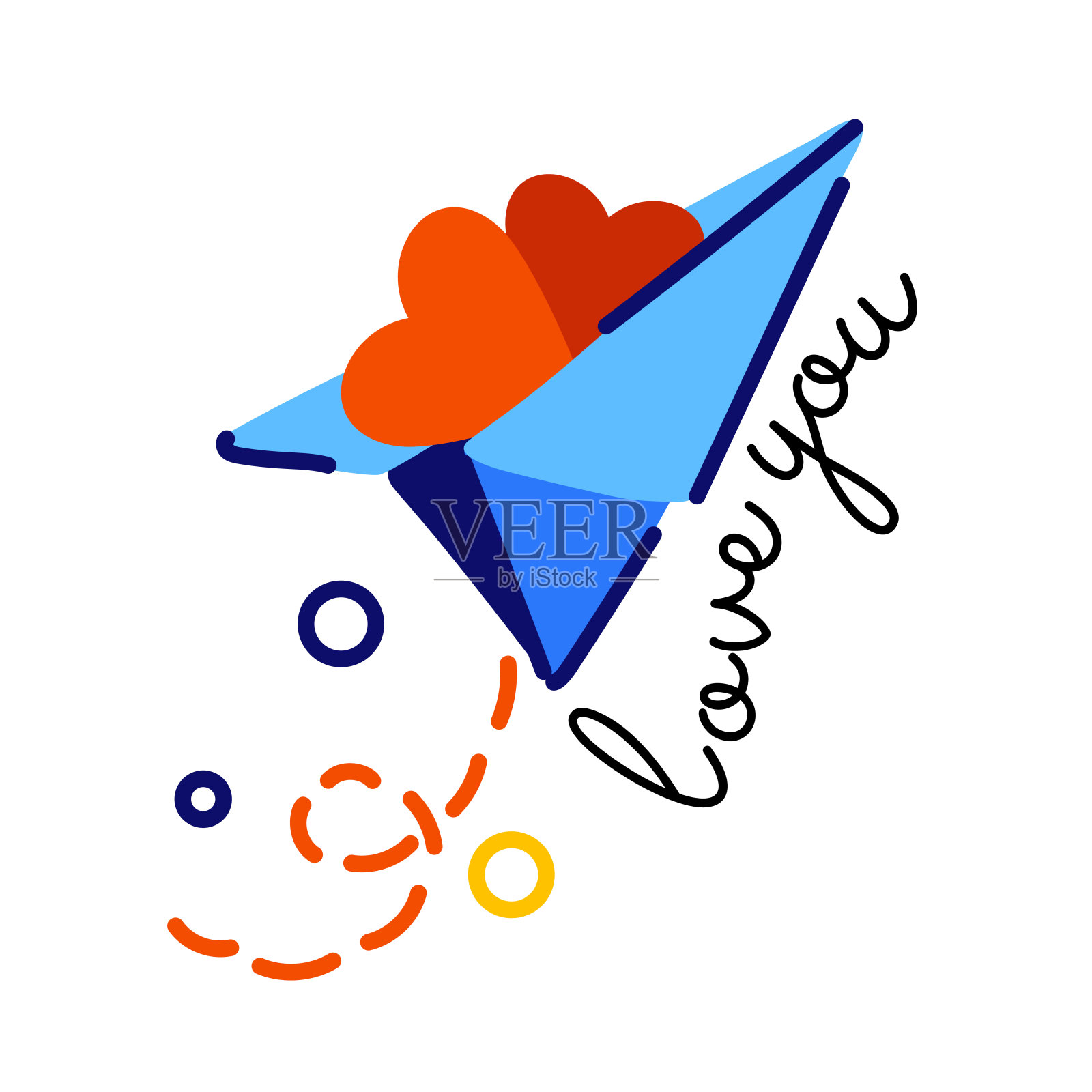 送爱插画图片素材