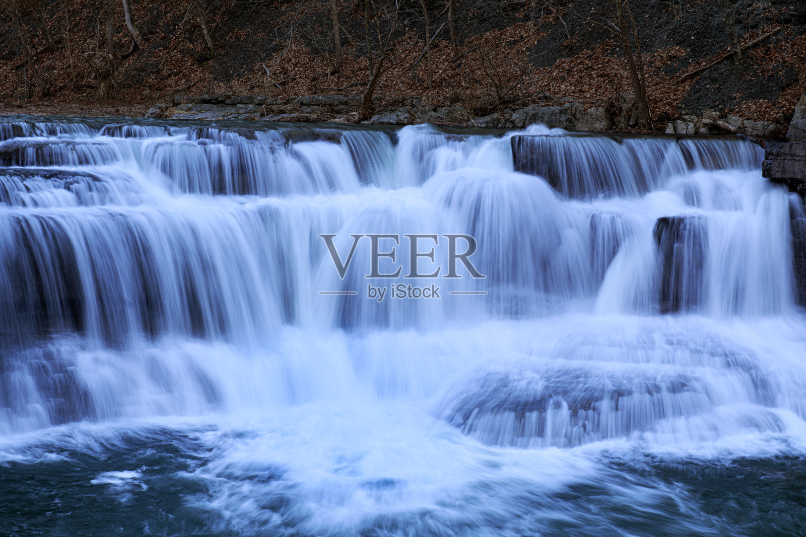 级联瀑布照片摄影图片