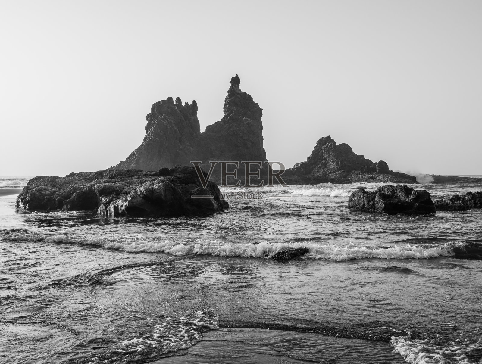 特内里费岛上的贝尼霍海滩照片摄影图片