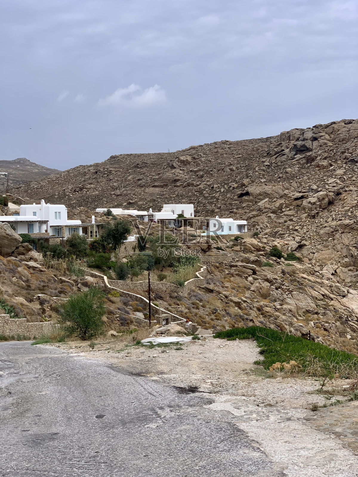 米科诺斯岛，希腊照片摄影图片