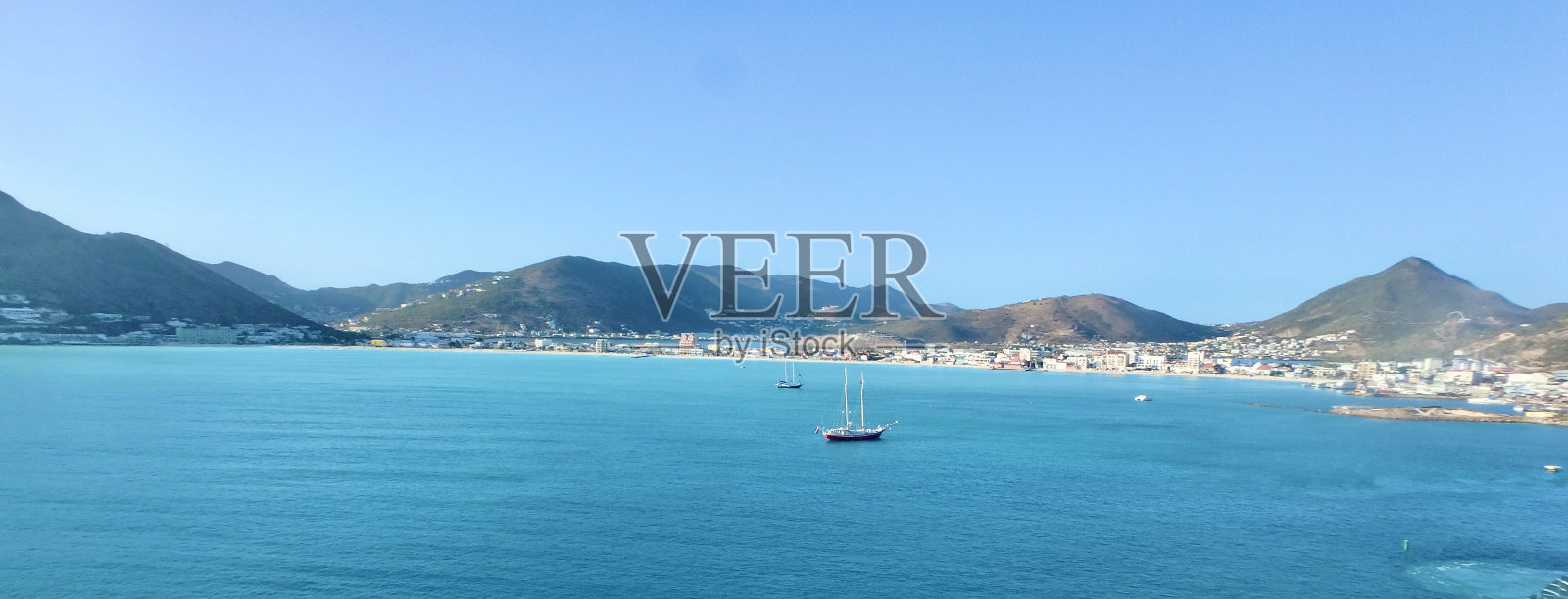 菲利普堡，圣马丁照片摄影图片