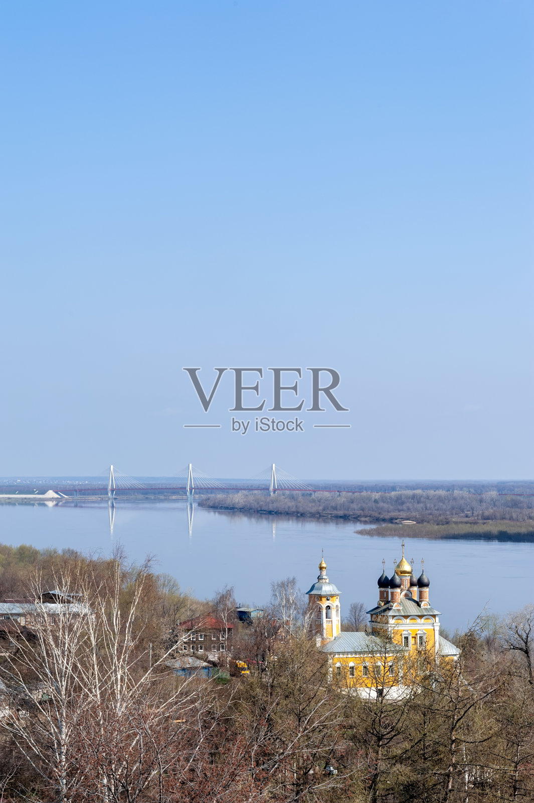 Nikolo-Embankment教堂。穆罗姆，弗拉基米尔地区。俄罗斯照片摄影图片