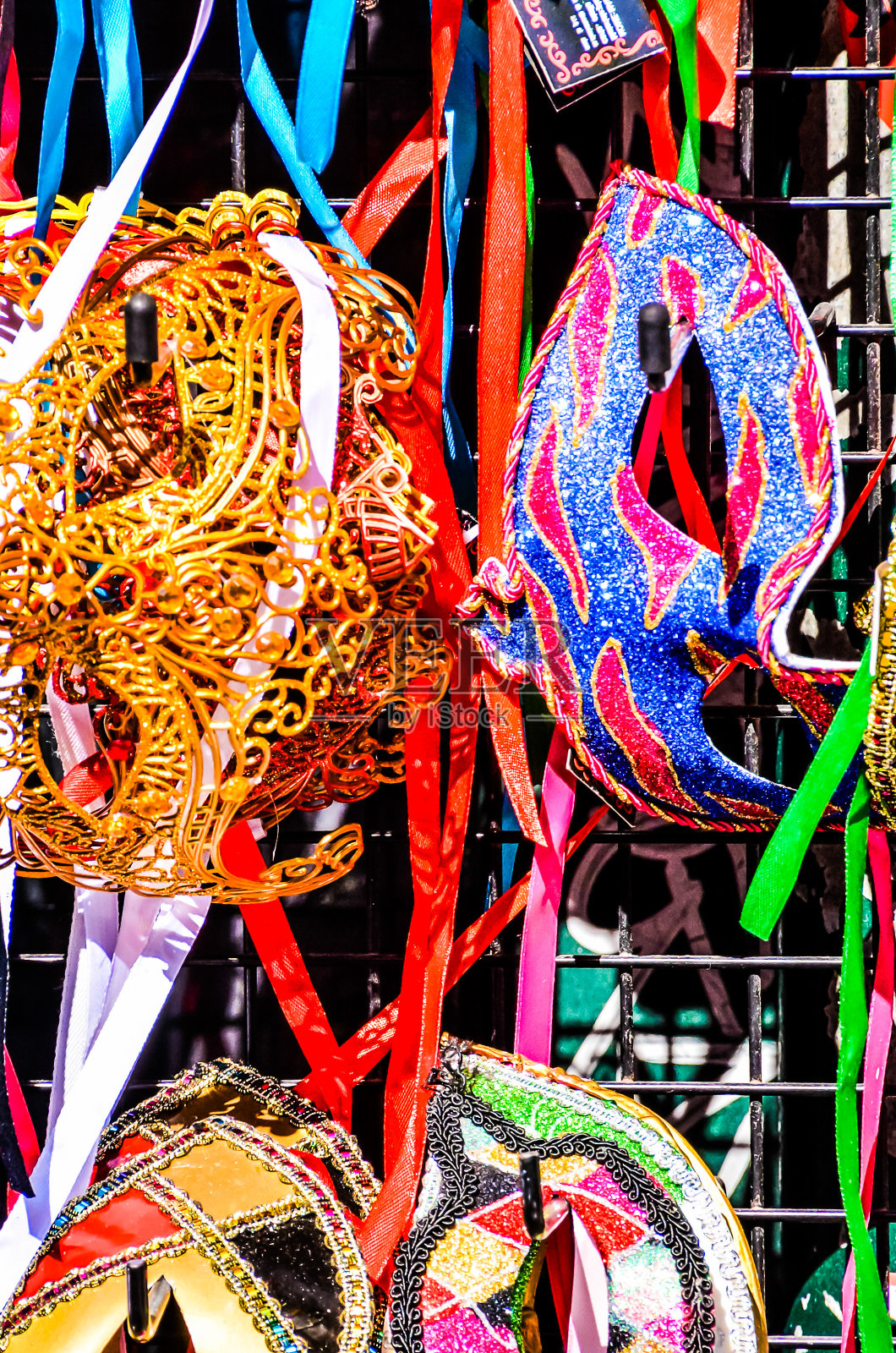 传统狂欢节威尼斯面具照片摄影图片