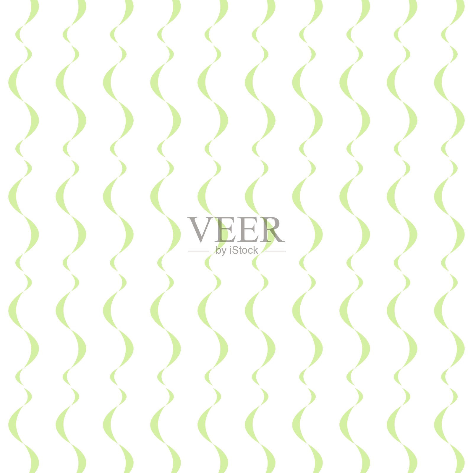 漂亮的波浪线。摇曳的波插画图片素材