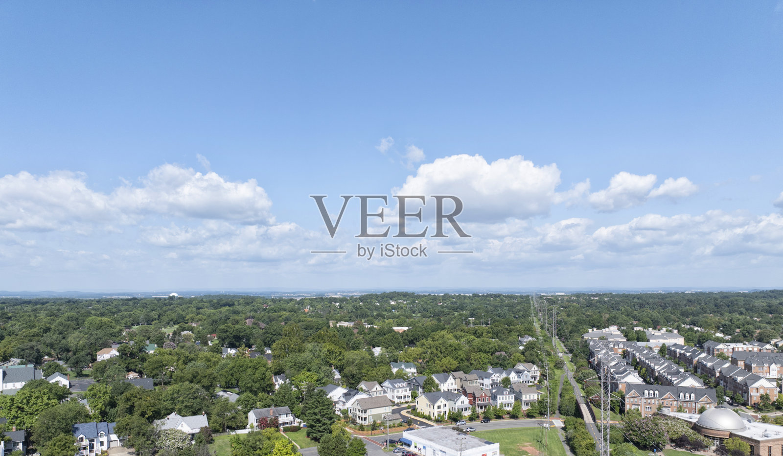 在弗吉尼亚州的赫登上空照片摄影图片