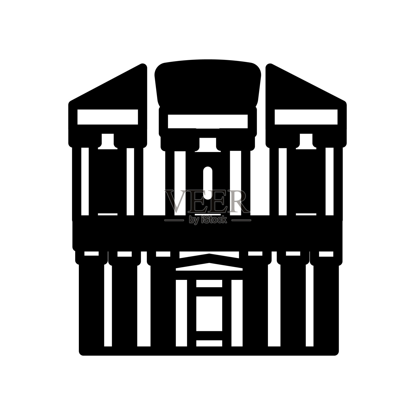 佩特拉图标在矢量。标识插画图片素材