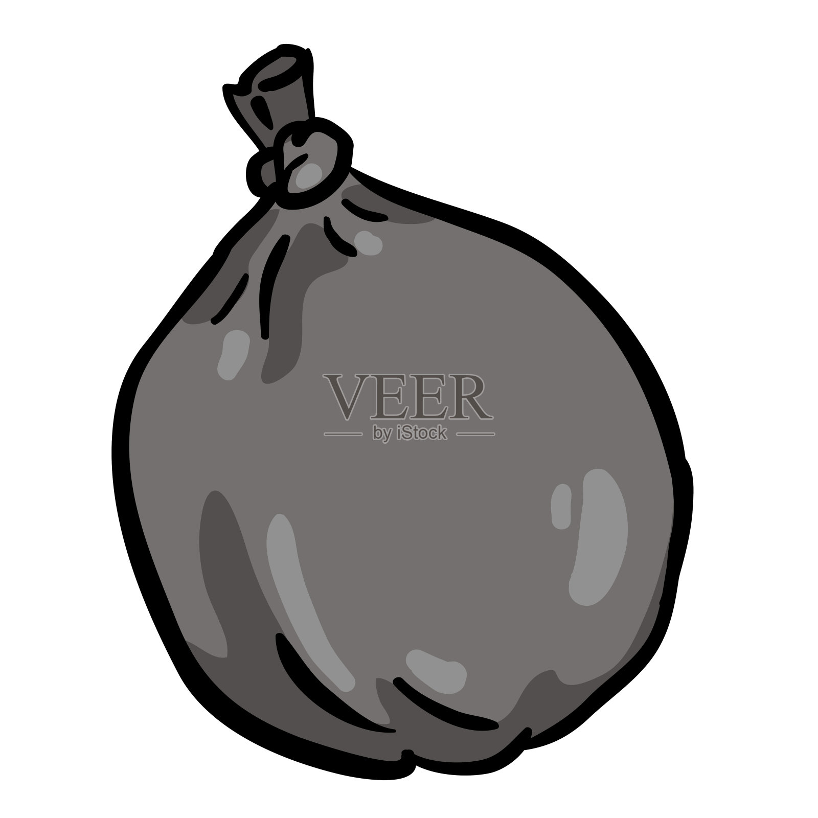 塑料袋矢量涂鸦图标插画图片素材