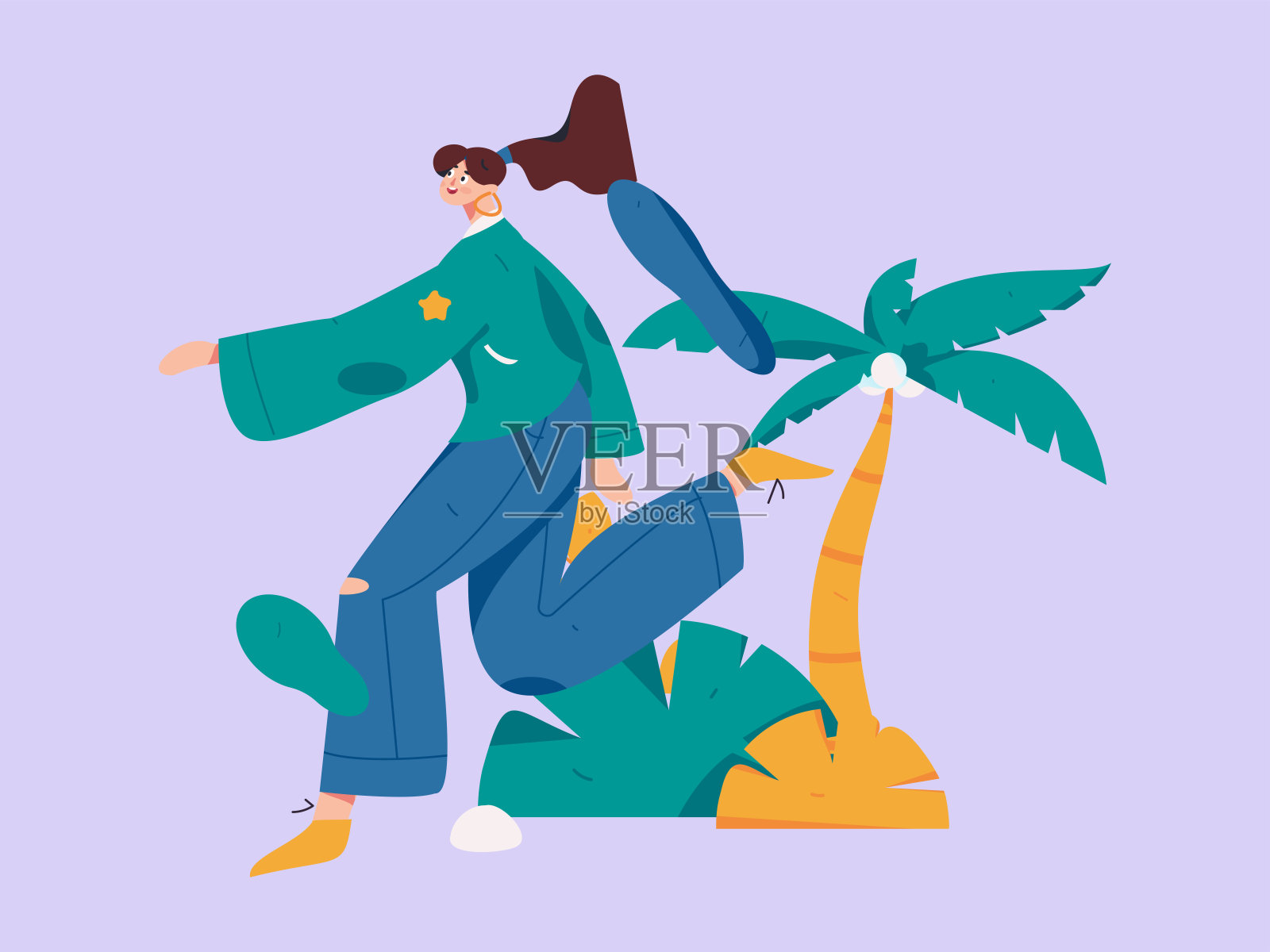 人们锻炼健康跑步矢量互联网运营说明插画图片素材