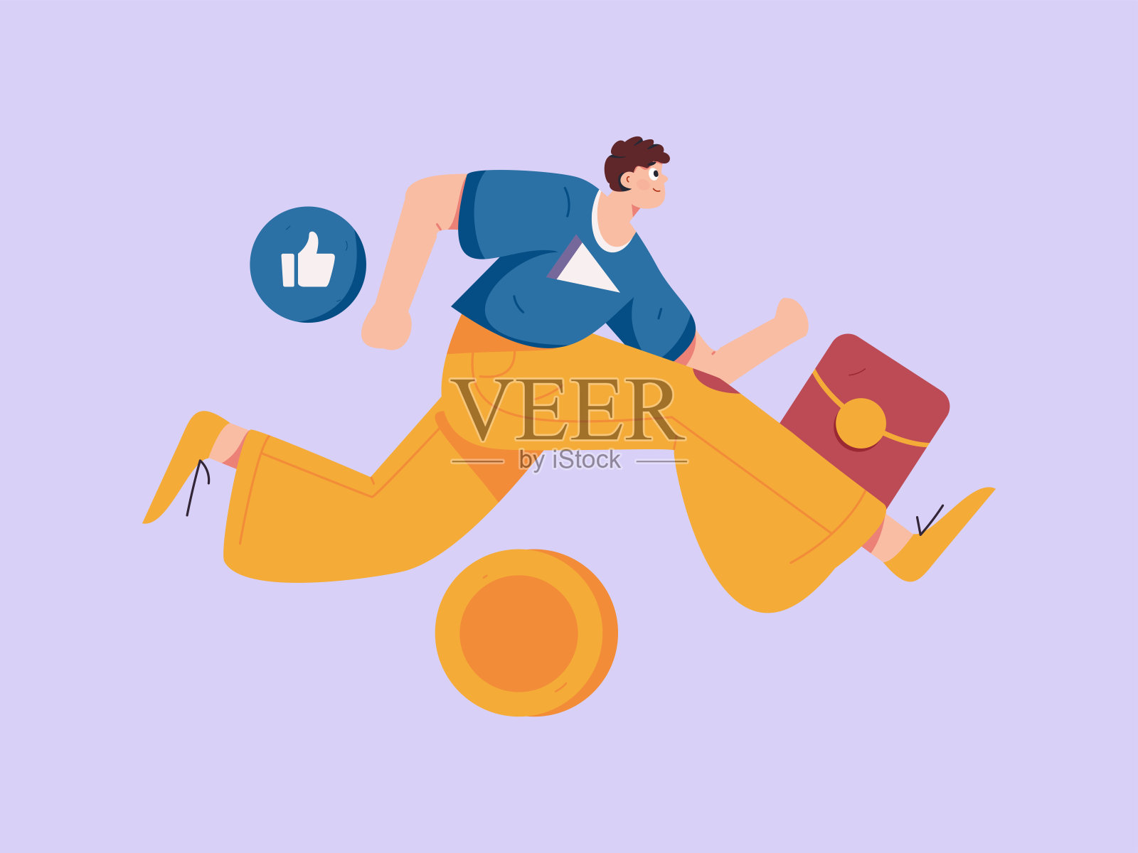 假日购物的人做电子商务网上购物平面矢量概念操作手绘插图插画图片素材