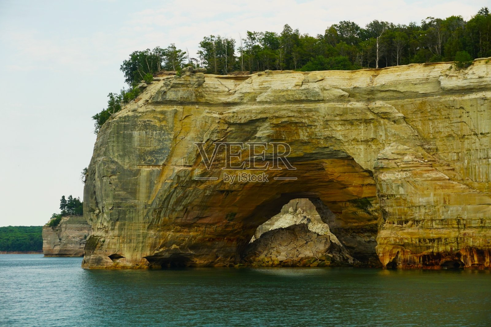 202107摄石国家海岸线密歇根州照片摄影图片