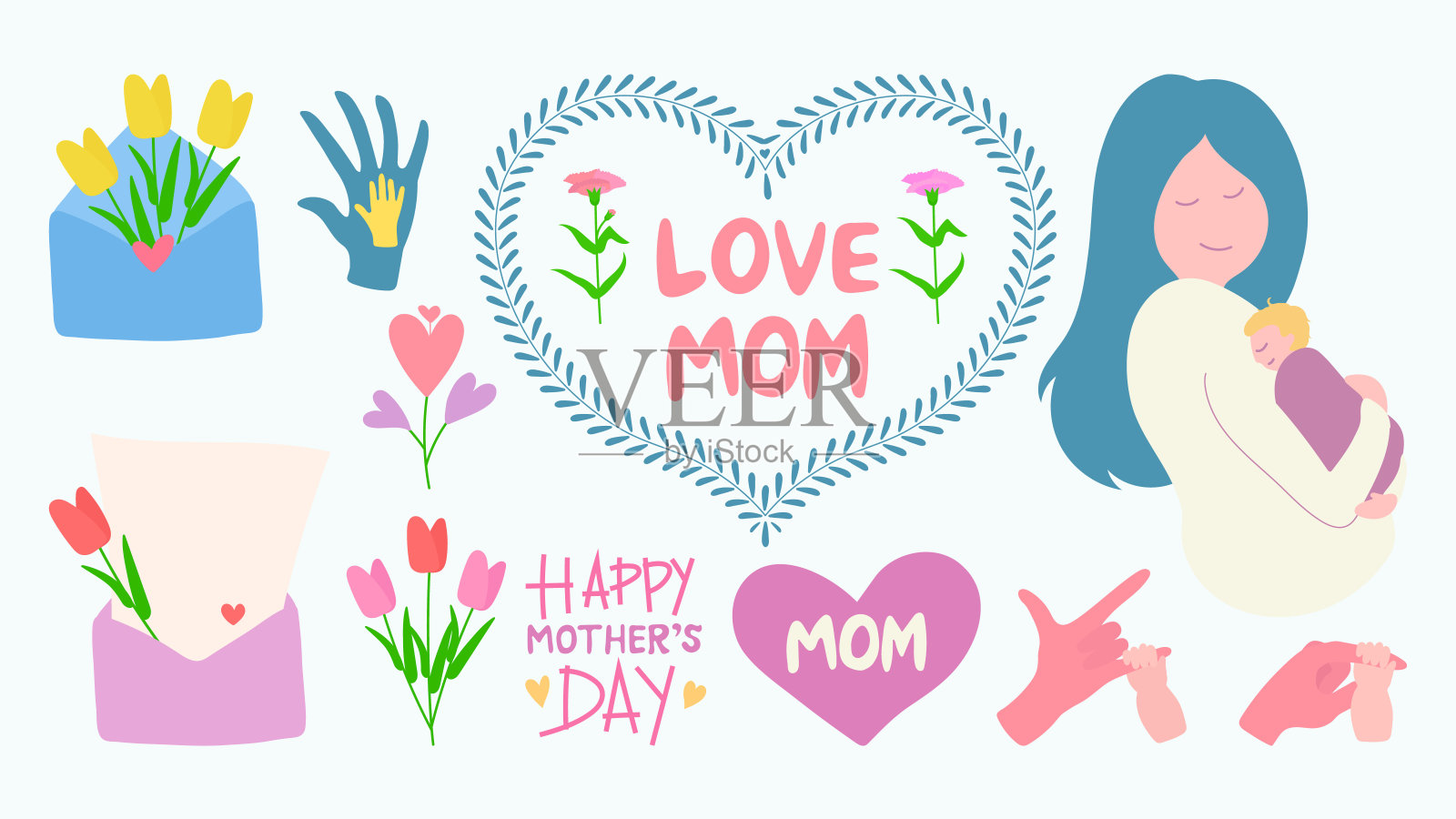 MothersDayForsend插画图片素材