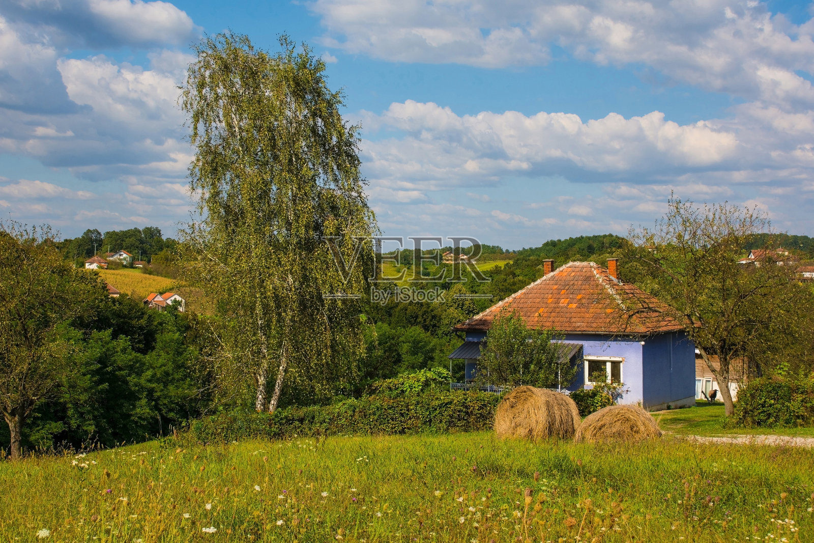 波斯尼亚塞族共和国波耶兹纳附近的风景照片摄影图片