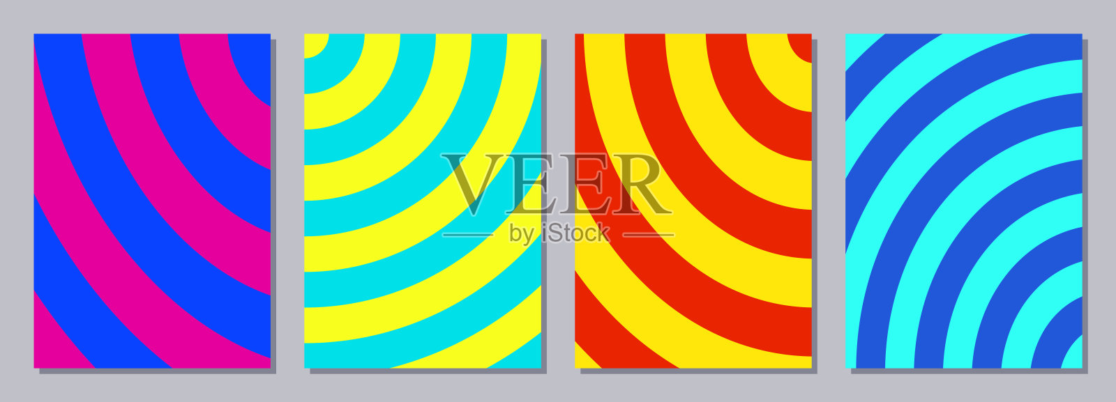 一套传单，海报，横幅，标语牌，宣传册设计模板A6大小。插画图片素材